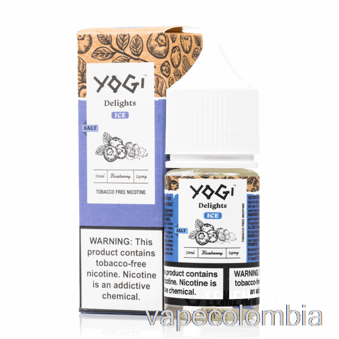 Vape Recargable Sales De Hielo De Arándanos - Delicias Yogi - 30ml 50mg Promo